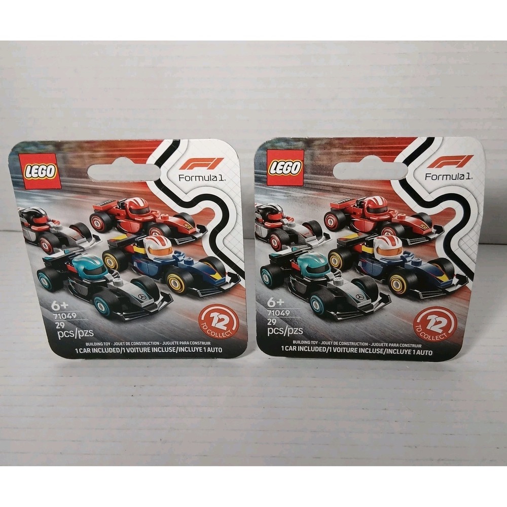 LEGO Formula 1 Surprise Blind Box Building Toy 71049 (x2) Car Drive Collect NEW